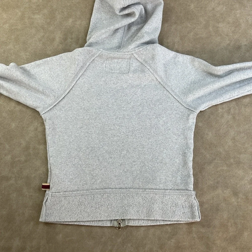 Vintage Nike Hoodie Sweatshirt Girls Sz XS Road Trip State HWY 72 Patch Gray 90s